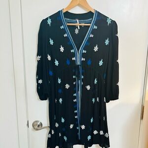 Women’s Free People Mini Dress Sz: S/P Black & Multicolor